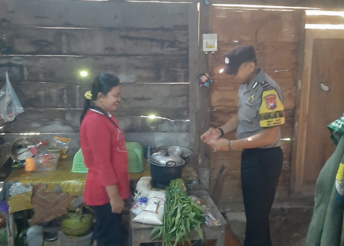 Langsung Sentuh Dapur Warga Bringin, Polisi Ngawi Gelar Basodara