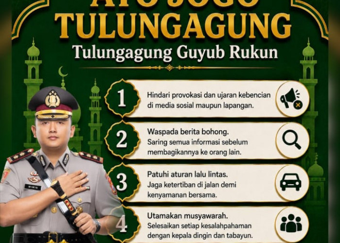 Ayo Jogo Tulungagung! Polisi Ajak Warga Bijak Bermedsos hingga Waspada Berita Bohong