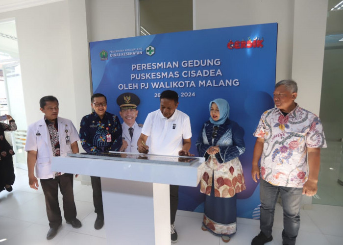 Resmikan Gedung Baru Puskesmas Cisadea, Pj Wali Kota Malang Wujudkan Peningkatan Pelayanan Kesehatan