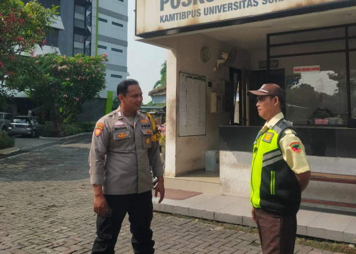 Polsek Rungkut Sambang ke Kampus Ubaya, Ingatkan Kewaspadaan Curanmor