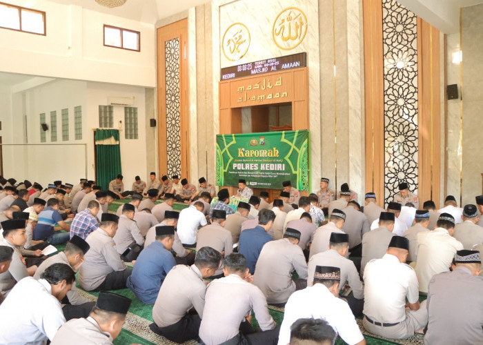 Polres Kediri Tebar Nilai Iman dan Kebaikan di Tengah Pengabdian melalui Karomah