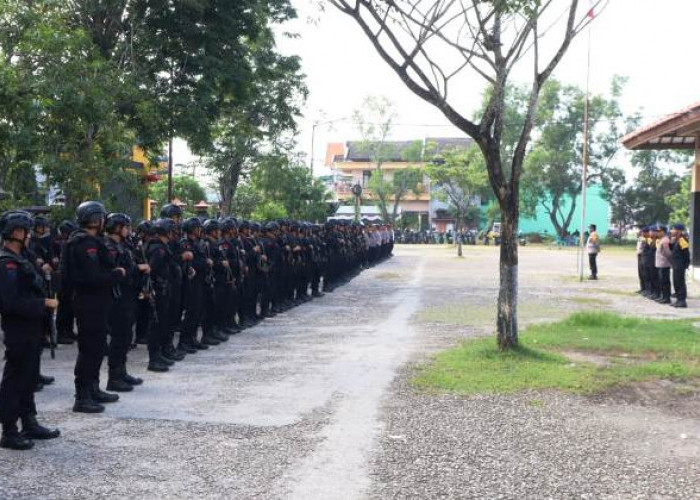 Polres Bangkalan Jaga Ketat Penghitungan Suara di KPU