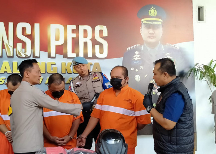 Gasak Satria FU, Pencuri dan Penadah Meringkuk di Sel Tahanan Polresta Malang Kota