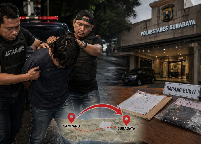 Pembunuhan Sencaki Surabaya, Satu Pelaku Tertangkap di Sampang Madura