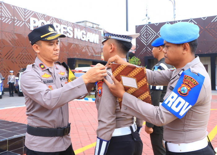 Polres Ngawi Gelar Pasukan Operasi Zebra Semeru 2025