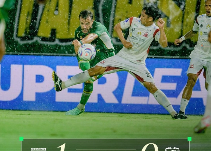 Gol Cantik Miguel Pereira Bawa Persebaya Unggul atas Madura United 