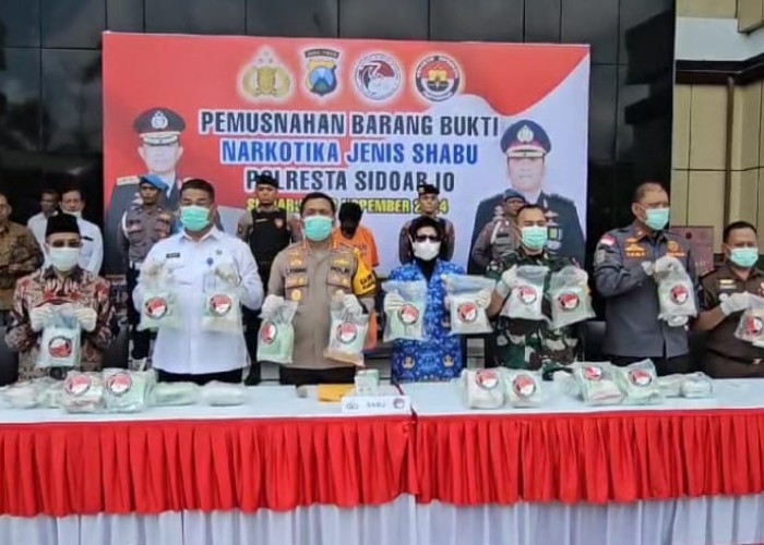 Sabu Rp 30 M Dimusnahkan, Polisi Selamatkan 150 Ribu Jiwa