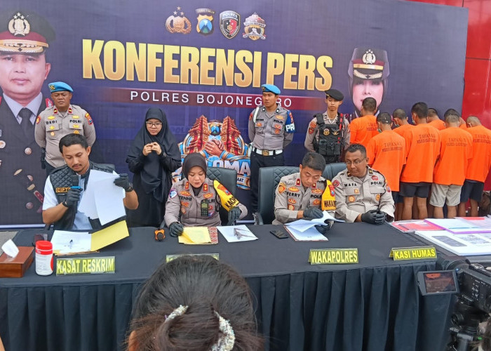 Operasi Sikat Semeru 2026, Satreskrim Polres Bojonegoro Ungkap 10 Kasus dan Amankan 11 Tersangka