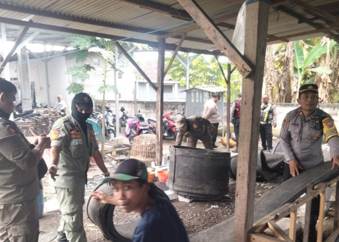 Polsek Lakarsantri Gerebek Arena Sabung Ayam di Sambikerep, Pemain Judi Kocar-kacir