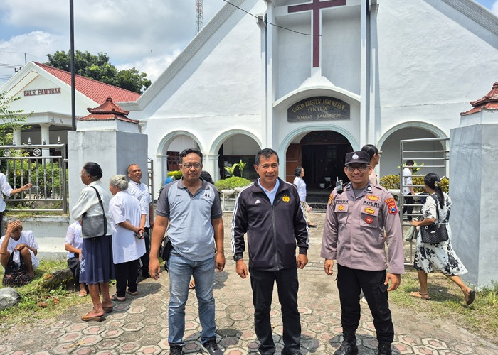 Polres Kediri Pastikan Ibadah Jumat Agung Berjalan Aman dan Kondusif