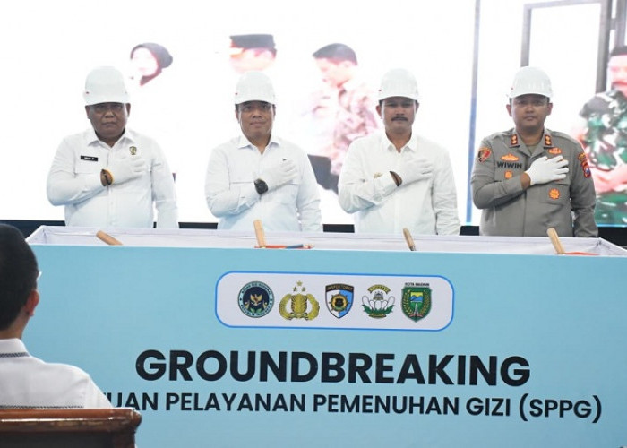 Wakapolri Baru Lakukan Peletakan Batu Pertama SPPG di Kota Madiun