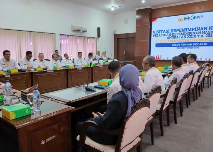 Peserta PKN Tingkat II Angkatan XXIX Pusdikmin Polri Laksanakan Visitasi Kepemimpinan Nasional di Sidoarjo