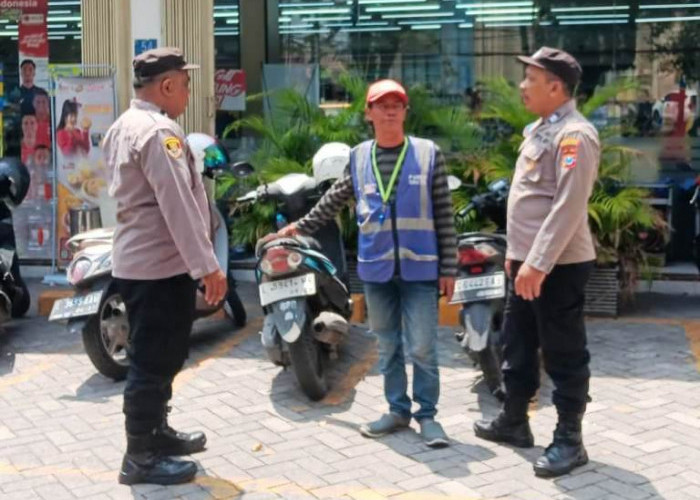 Polsek Tenggilis Mejoyo Gencar Imbauan Kamtibmas Cegah Curanmor di Surabaya