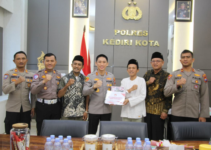 Polres Kediri Kota Terima Silaturahmi Pipjatbang, Bahas Pembinaan Spiritual Generasi Muda