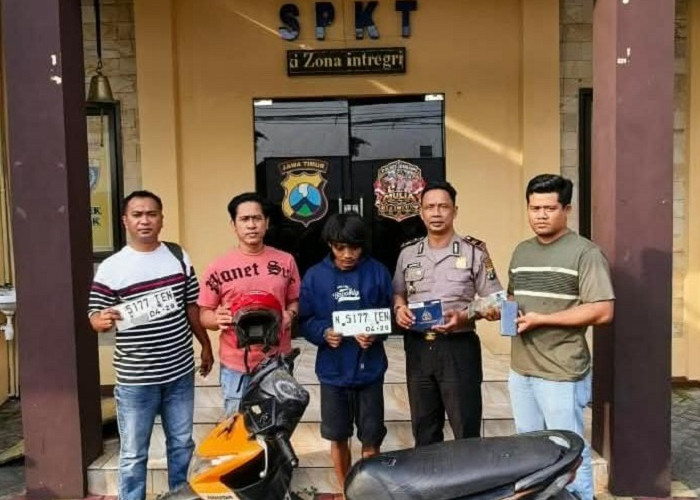 Curi Motor di Musala Rest Area Jombang, Remaja Kalangsemanding Ditangkap Polisi