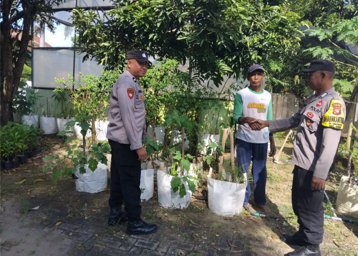 Perkuat Ketahanan Pangan, Bhabinkamtibmas Polsubsektor Gerih Dorong Budidaya Cabai Warga