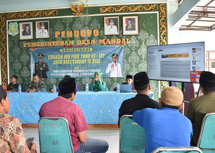 TMMD 127 Kodim Sumenep Dorong Cegah Stunting Lewat Penyuluhan KB