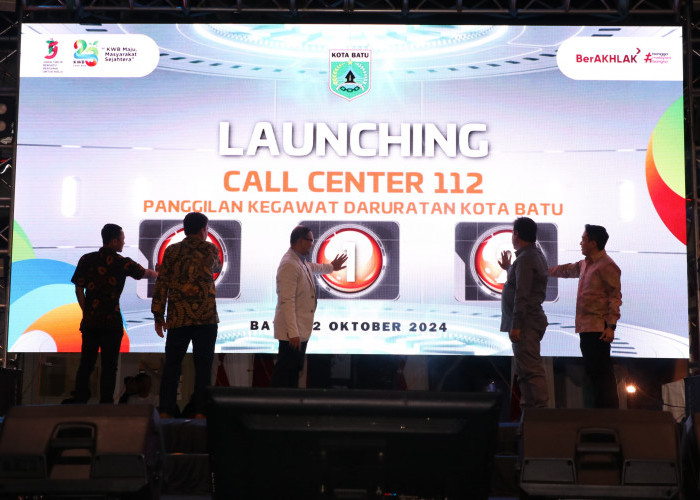 Percepat Pelayanan Masyarakat, Pemkot Batu Launching Call Center 112