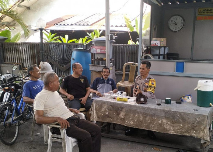 Perkuat Sinergitas, Polsek Rungkut Sambang Kamtibmas di Medokan Ayu