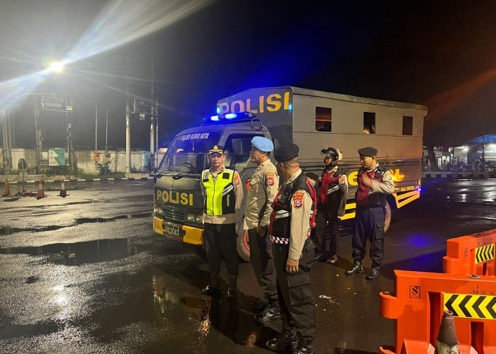 Polres Kediri Kota Gelar Patroli Skala Besar Jelang Natal dan Tahun Baru