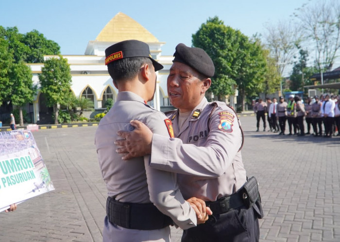 Kapolres Pasuruan Apresiasi Anggota Teladan dengan Hadiah Umrah