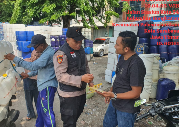 Polres Pelabuhan Tanjung Perak Gencar Sosialisasikan Program SPKT Door to Door kepada Masyarakat