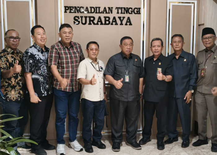 Manajemen SKH Memorandum Silaturahmi ke Pengadilan Tinggi Surabaya, Perkuat Sinergi Informasi Hukum