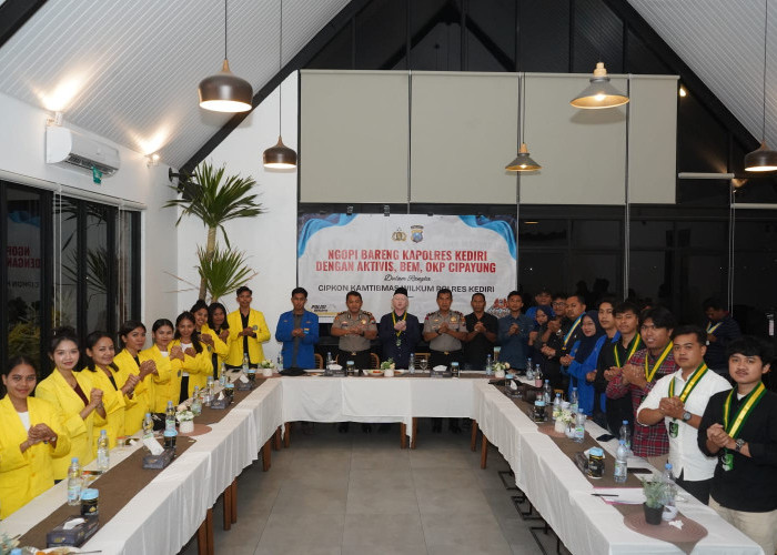 Kapolres Kediri Buka Dialog dengan Aktivis dan BEM, Mahasiswa Usul Forum Aspirasi Lebih Intensif