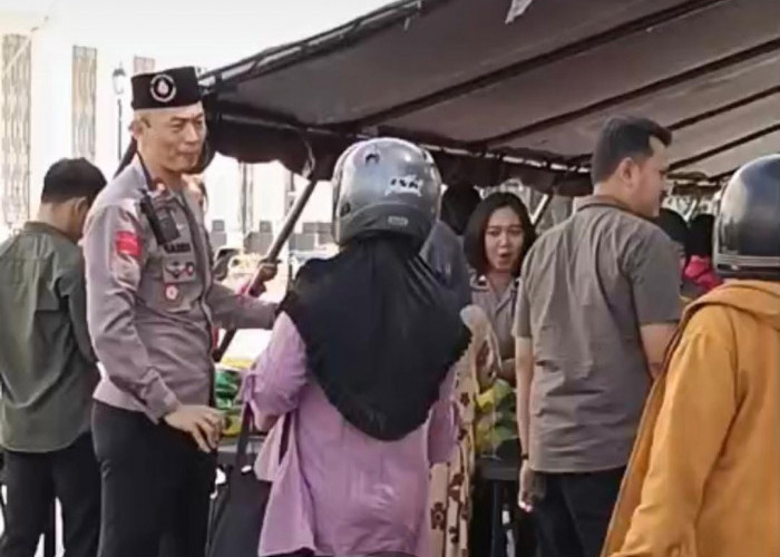 Stabilitas Pangan Terjaga, Bazar Sembako Murah Polrestabes Surabaya di Kota Lama Diserbu Warga