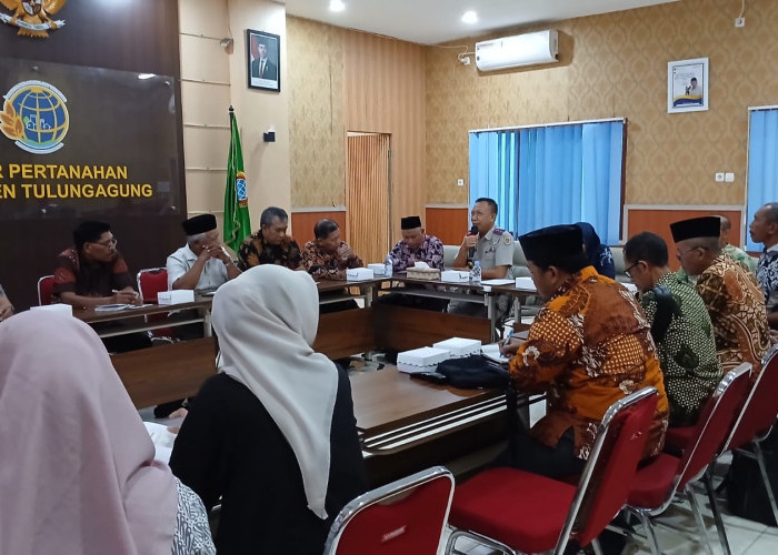 Kejar Sertipikat Tanah Wakaf, Kantah Tulungagung Gandeng Semua Unsur Lintas Agama
