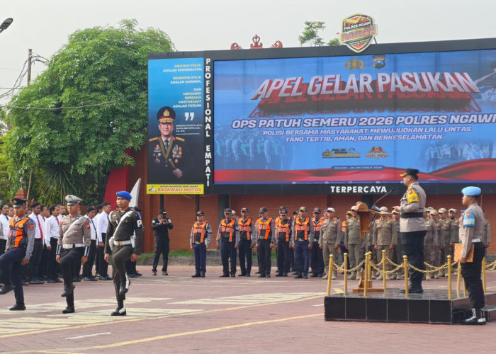 Polres Ngawi Gelar Operasi Patuh Semeru 2026, Tingkatkan Disiplin dan Keselamatan Berlalu Lintas