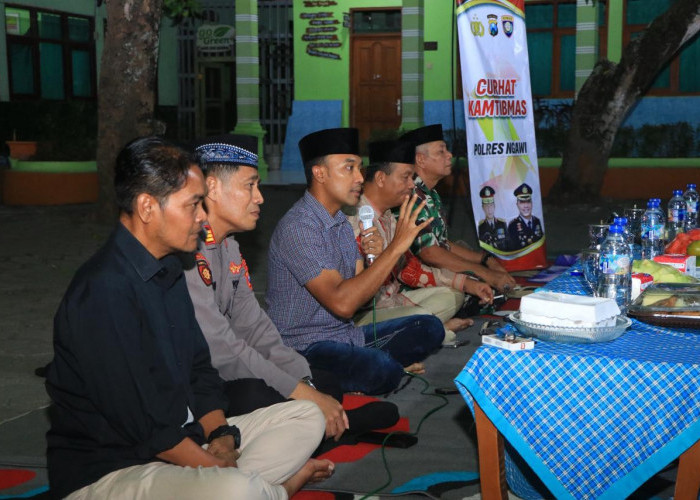 Kapolres Ngawi Gelar Curhat Kamtibmas, Ajak Masyarakat Perkuat Sinergi Jaga Keamanan 