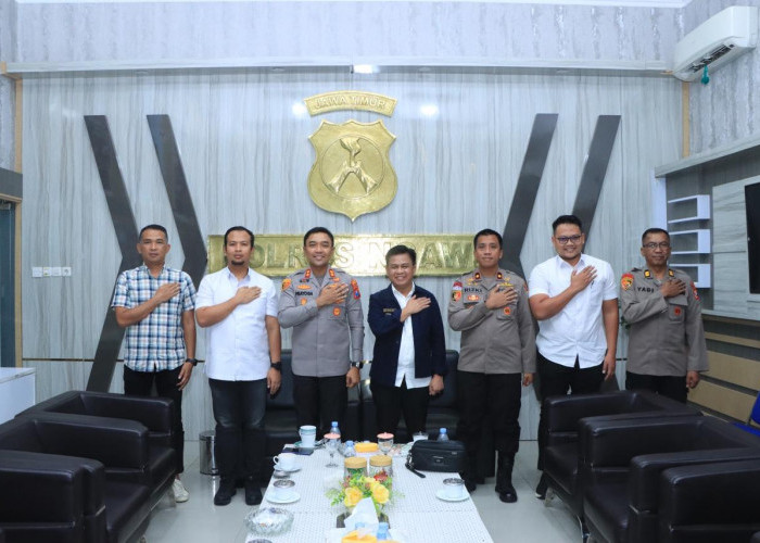 Perkuat Sinergitas, Kapolres AKBP Prayoga Angga Terima Kunjungan Kepala Kantor Pertanahan Ngawi