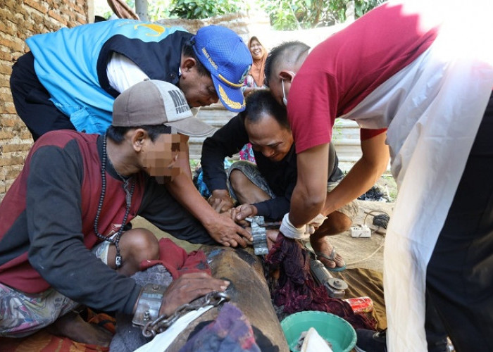 Terpasung Bertahun-tahun, 10 ODGJ Pasuruan Dibebaskan Dinsos Jatim