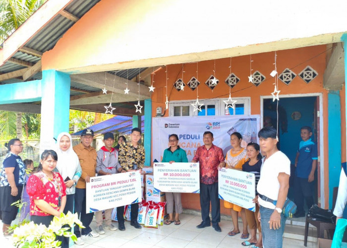 Tanggap Bencana Gempa Poso, BRI Peduli Salurkan Bantuan Bagi Korban Terdampak