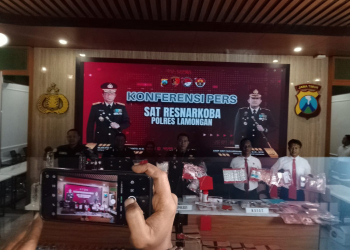 Kado Hari Kebangkitan Nasional, Polres Lamongan Ungkap 29 Kasus Narkoba dan Ringkus 40 Tersangka