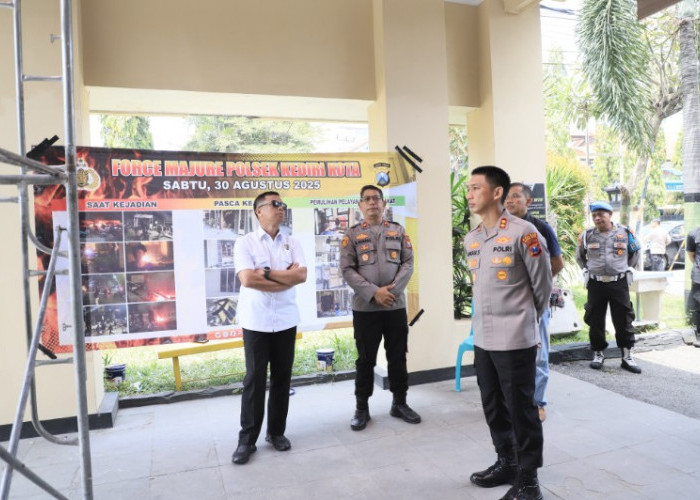 Mabes Polri dan Polda Jatim Kunjungi Polres Kediri Kota untuk Asesmen Penanganan Unjuk Rasa