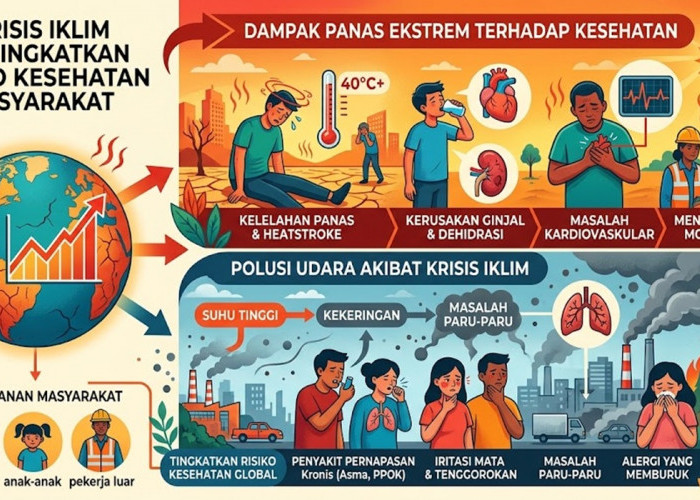 Panas Ekstrem dan Polusi Udara Tingkatkan Risiko Serangan Jantung dan Stroke