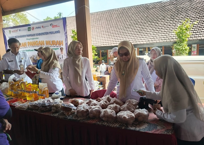 Cegah Inflasi, TPID Kabupaten Malang Gelar Pasar Murah Bersubsidi di Pakisaji