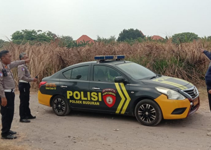 Cegah Karhutla, Polsek Buduran Pantau Lahan Kosong dan Imbau Warga Waspada