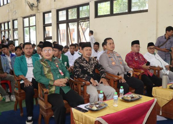 Pelantikan BEM PTNU se-Jatim, Kapolres Nganjuk Harapkan Peran Mahasiswa Jaga Kebangsaan