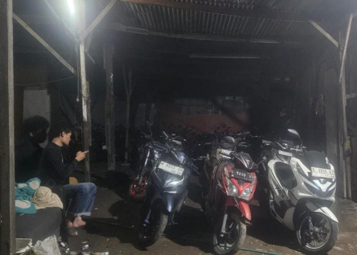 Gudang Motor Curian di Sidoarjo Digerebek Polisi, 78 Kendaraan Diamankan
