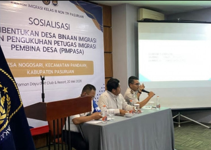 Perkuat Pencegahan TPPO, Desa Nogosari Pandaan Dikukuhkan sebagai Desa Binaan Imigrasi