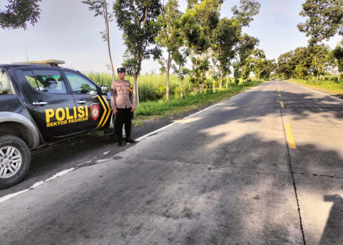 Patroli JLS Pasirian, Polisi Antisipasi Balap Liar hingga Tawuran