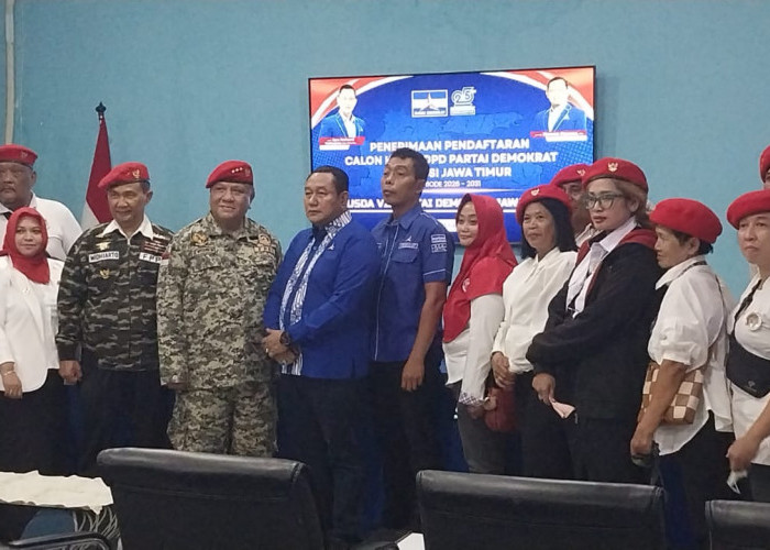 Dahului Emil, Wisnu Wardhana Kembalikan Formulir Calon Ketua Demokrat Jatim
