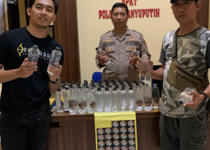 Operasi Pekat Semeru 2024, Polsek Banyuputih Sita Ratusan Botol Miras