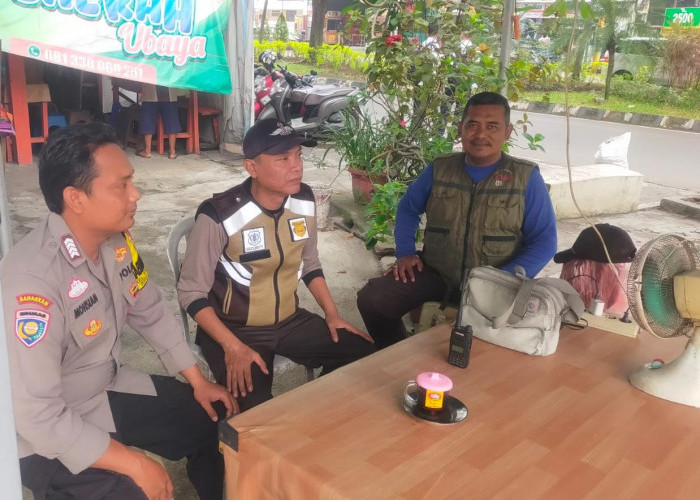 Maksimalkan Kamtibmas, Polsek Rungkut Sosialisasi Call Center 110 ke Petugas Satpam