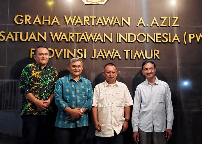 Berdiskusi dengan Ketua PWI Jatim, Kepala Bakorwil Malang Ajak Perkuat Pengembangan Potensi Selatan Jatim