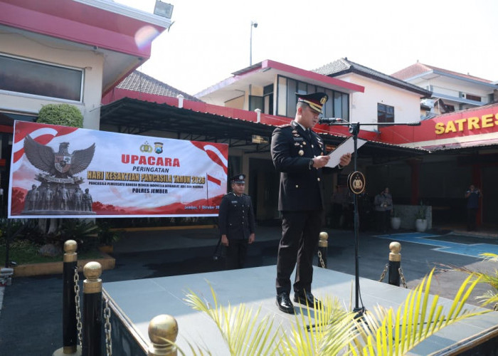 Maknai Hari Kesaktian Pancasila, Polres Jember Tekankan Tugas sebagai Pengabdian dan Peneduh Masyarakat
