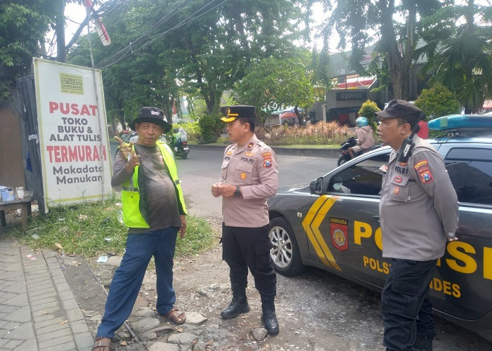 Kapolsek Tandes Amankan 3 Jukir Liar di Manukan Kulon Surabaya untuk Proses Sidang Tipiring